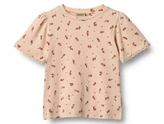 Wheat Iris t-shirt rose water flowers med blomsterprint